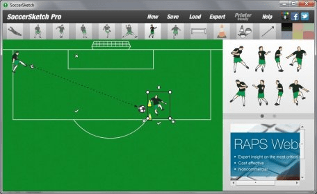 足球教练演练画图软件SoccerSketch 2.5_win版_安卓版