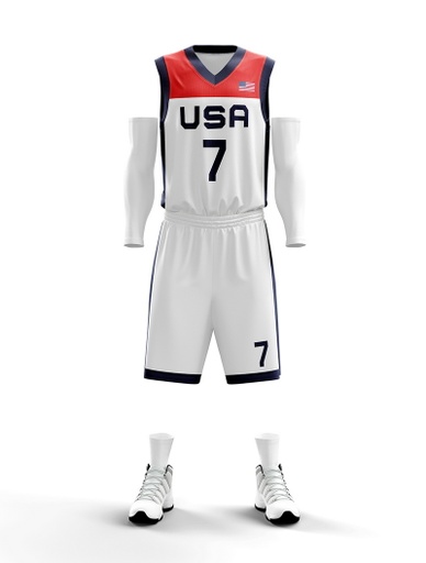 包邮包印-美国队篮球服-3806